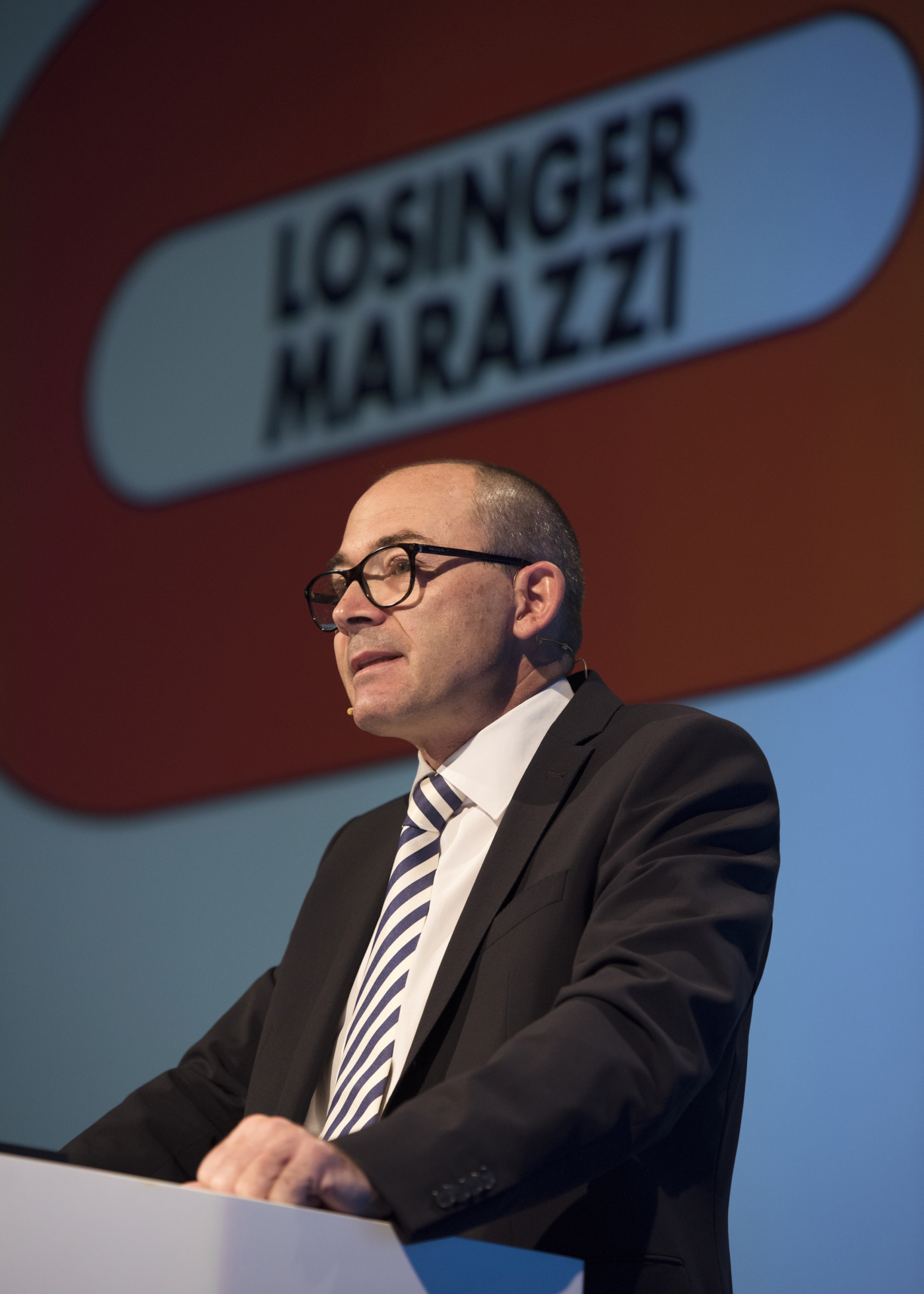 Fotos zu dieser Medienmappe, Pascal Bärtschi, CEO Losinger Marazzi AG, betont die Erwartungen an BIM aus der Sicht des Kongresspartners. © Copyright Aissa Tripodi| Digitale Medienmappe «Der Schweizer BIM Kongress ist der neue Treffpunkt der digitalen Bauwirtschaft», Bauen digital Schweiz