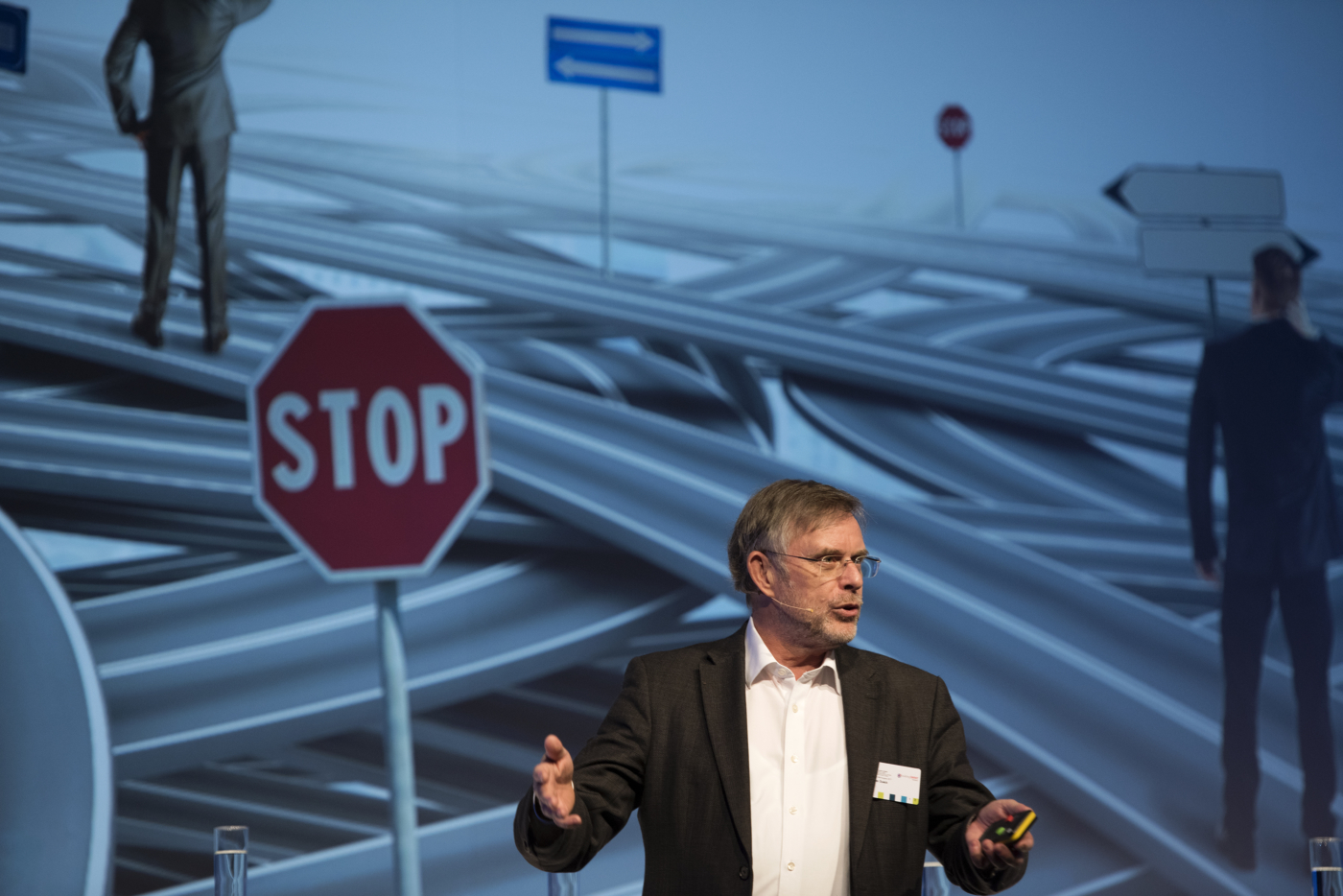 Fotos zu dieser Medienmappe, Gunter Dueck, Digitalisierungsphilosoph, will nicht quer denken, sonder vorwärts denken. © Copyright Aissa Tripodi| Digitale Medienmappe «Die digitale Transformation der Schweizer Bauwirtschaft findet statt», Bauen digital Schweiz