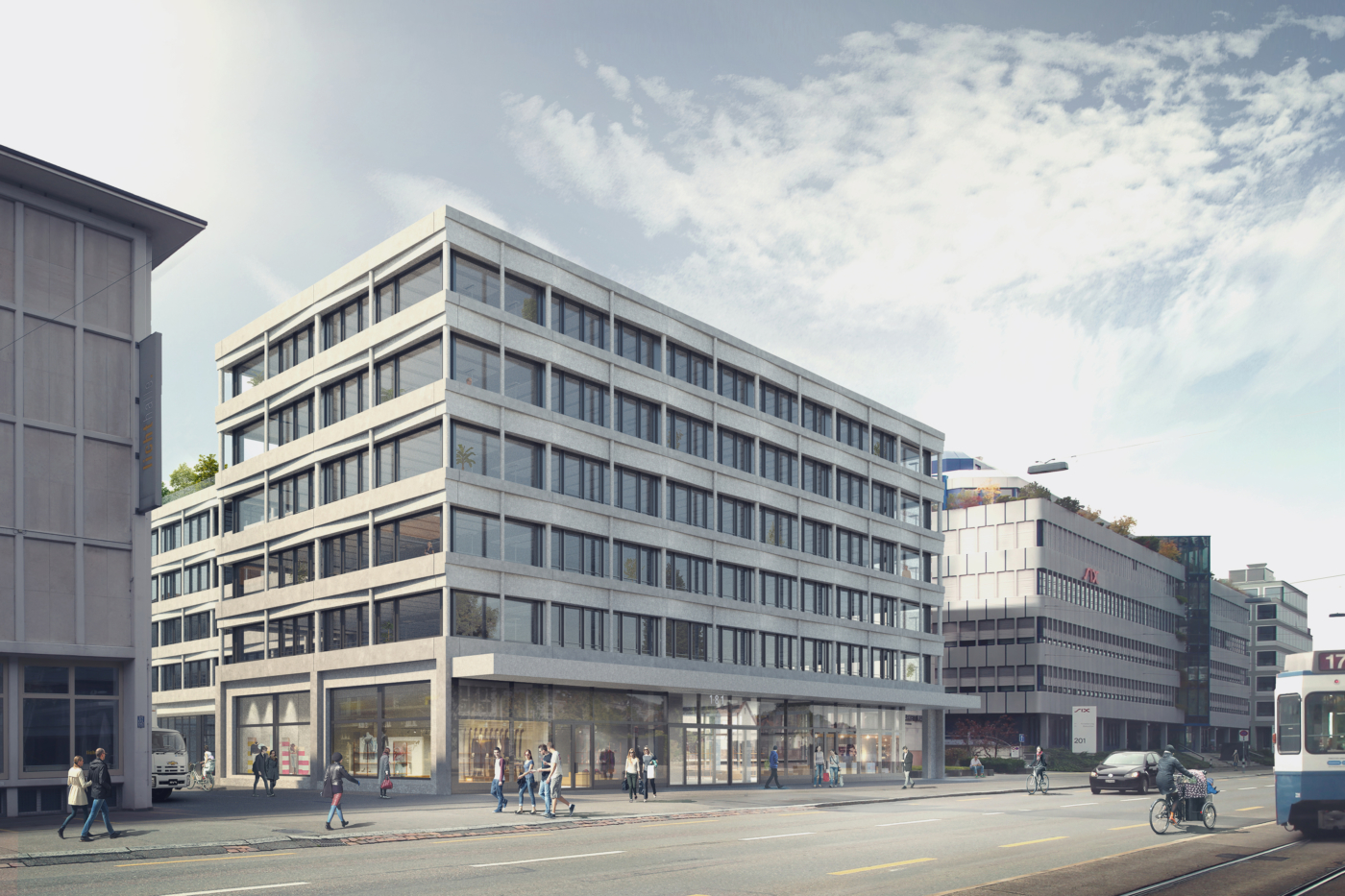 Fotos zu dieser Medienmappe, Arc-Award BIM Gewinner Silber, Schwerpunkt «Kollaboration»: Büro- und Gewerbehaus, Zürich West, EM2N Architekten AG © Copyright | Digitale Medienmappe «Die digitale Transformation der Schweizer Bauwirtschaft findet statt», Bauen digital Schweiz
