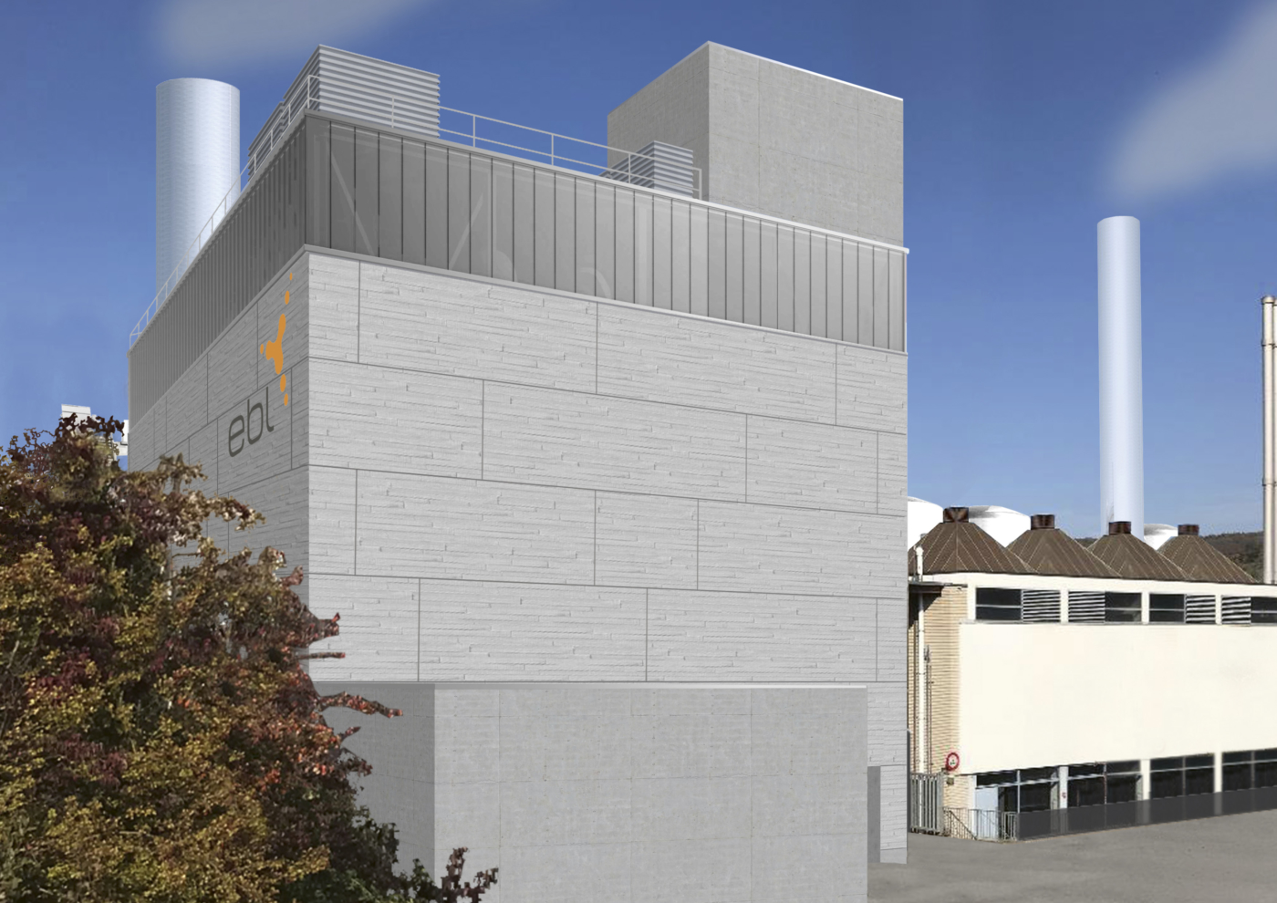 Medienbilder, Dank der neuen Heizzentrale und dem Zusammenschluss der Wärmeverbünde kann der Anteil erneuerbarer Energie von heute 45 Prozent auf rund 90 Prozent verdoppelt werden. Das Brennholz kommt ausschliesslich aus der Region, wovon ein relevanter Anteil aus dem Liestaler Wald stammt. © Copyright EBL| Digitale Medienmappe «Operation am offenen Herzen – EBL baut für 72 Millionen Franken den Grosswärmeverbund Liestal», EBL (Genossenschaft Elektra Baselland)