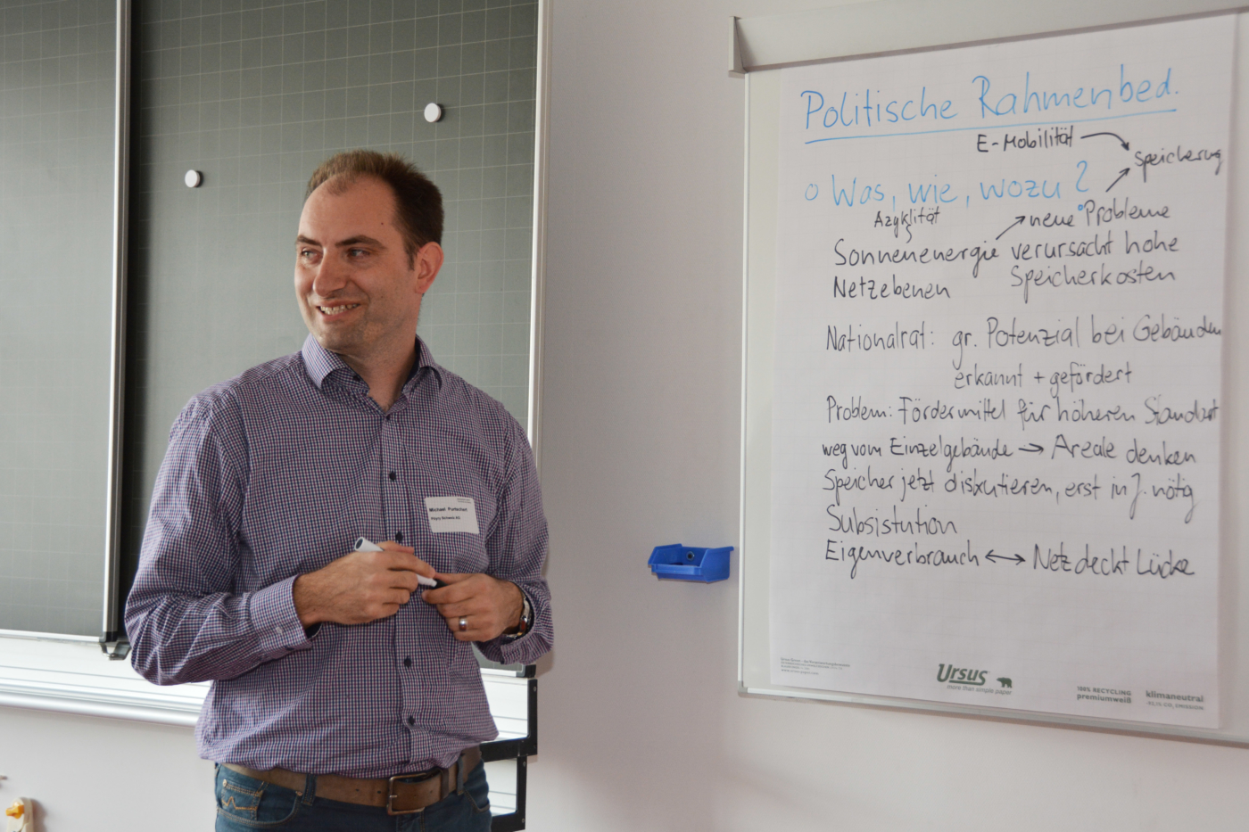 Fotos zu dieser Medienmappe, In den sechs Teilgruppen-Workshops wurden die zentralen Fragen diskutiert. © Copyright IEU Kommunikation AG| Digitale Medienmappe «Gebäudepark Schweiz als Energiespeicher: Wie lässt sich das grosse Potential sinnvoll nutzen?», Fachverein Gebäudetechnik und Energie SIA FGE