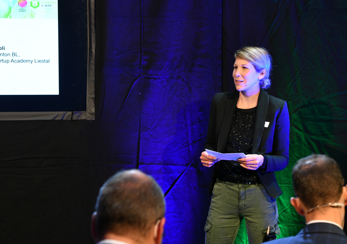 Medienbilder, Laura Grazioli, Landrätin Kanton BL, Vorstand Startup Academy © Copyright Pino Covino| Digitale Medienmappe «cleantechLAB – Neuer Startup Inkubator für die Welt von morgen», Fankhauser Arealentwicklungen AG