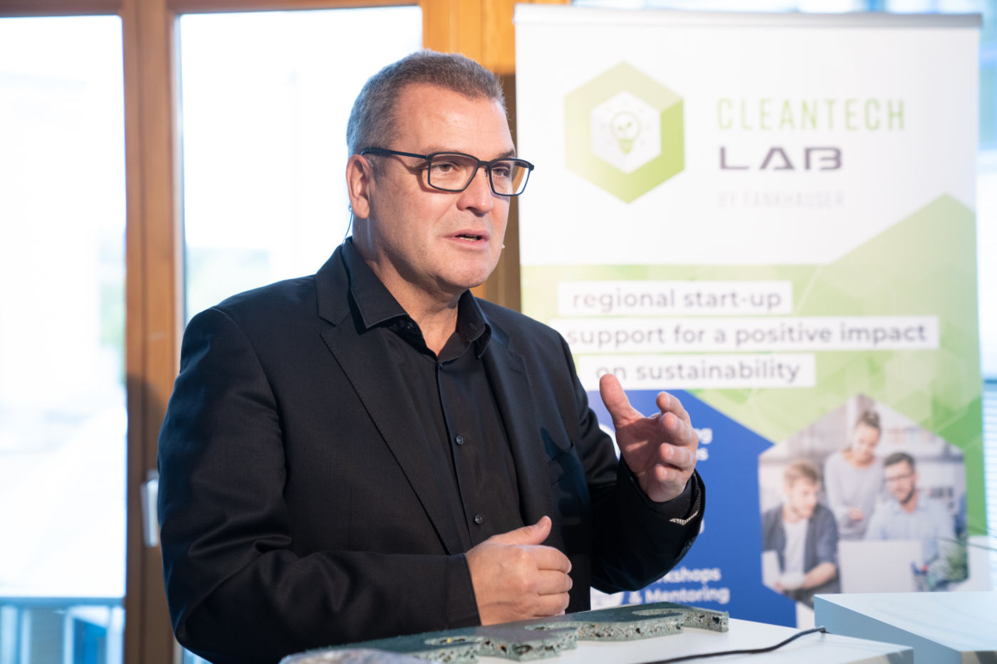 Medienbilder, Hans-Jörg Fankhauser, Geschäftsführer Fankhauser Arealentwicklungen AG © Copyright Mimmo Muscio| Digitale Medienmappe «cleantechLAB – Neuer Startup Inkubator für die Welt von morgen», Fankhauser Arealentwicklungen AG