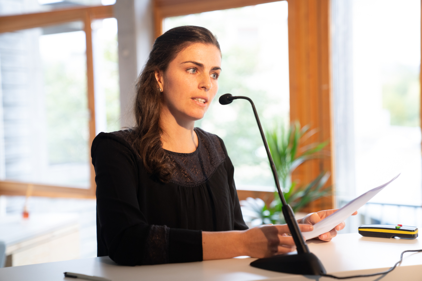 Medienbilder, Sandrine Straub, Projektmanagerin Fankhauser Arealentwicklungen AG © Copyright Mimmo Muscio| Digitale Medienmappe «cleantechLAB – Neuer Startup Inkubator für die Welt von morgen», Fankhauser Arealentwicklungen AG