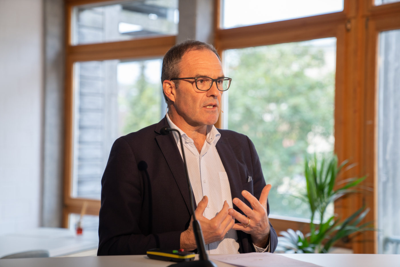 Medienbilder, Thomas Kübler, Leiter Standortförderung Baselland © Copyright Mimmo Muscio| Digitale Medienmappe «cleantechLAB – Neuer Startup Inkubator für die Welt von morgen», Fankhauser Arealentwicklungen AG