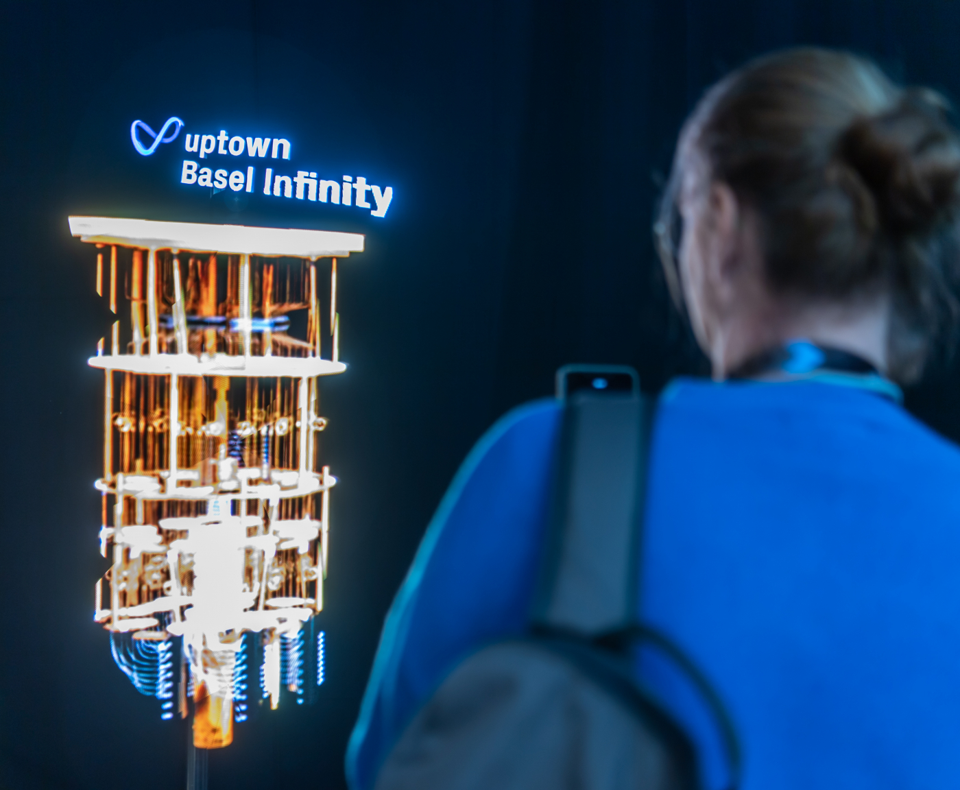 Bilder des Quantum Future Day,  © Copyright uptownBasel| Digitale Medienmappe «uptownBasel eröffnet ersten kommerziell nutzbaren Quanten Computer Hub in der Schweiz», uptownBasel Infinity