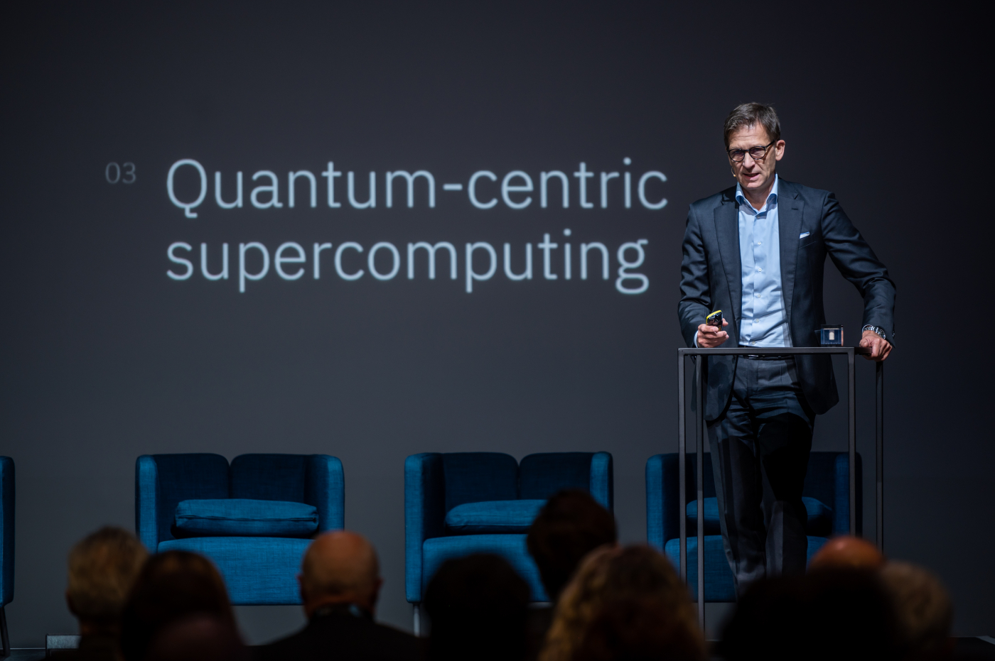 Bilder des Quantum Future Day,  © Copyright uptownBasel| Digitale Medienmappe «uptownBasel eröffnet ersten kommerziell nutzbaren Quanten Computer Hub in der Schweiz», uptownBasel Infinity