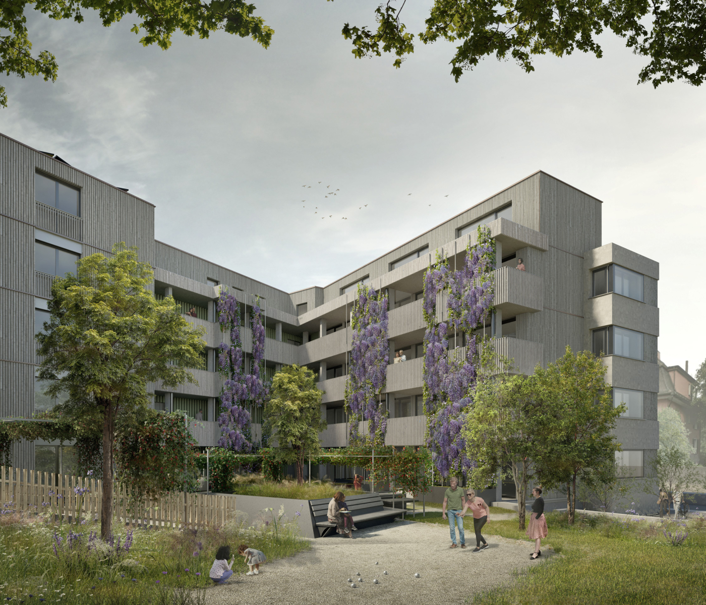 Projets de référence, Eco Living (2023): 24 nouveaux appartements. La qualité de logement au cœur de la ville. © Copyright SPSS| Digitale Medienmappe «Swiss Prime Site Solutions crée des logements», Swiss Prime Site Solutions