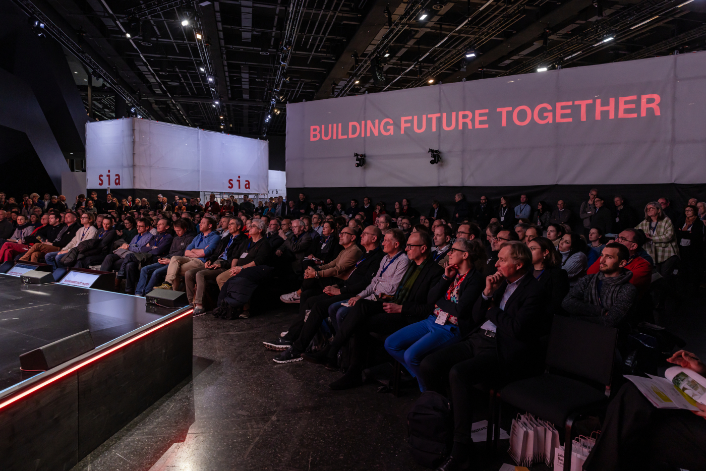 Swissbau Focus, Im Swissbau Focus standen die Wissensvermittlung und der interdisziplinäre Dialog im Mittelpunkt. © Copyright MCH Group| Digitale Medienmappe «Kollaborations-Plattformen für Innovation und Wissenstransfer der Swissbau 2024 erfolgreich umgesetzt», IEU Kommunikation AG