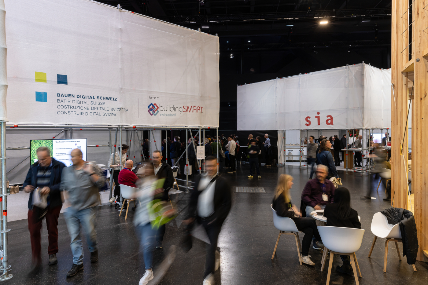 Swissbau Focus, Im Swissbau Focus standen die Wissensvermittlung und der interdisziplinäre Dialog im Mittelpunkt. © Copyright MCH Group| Digitale Medienmappe «Kollaborations-Plattformen für Innovation und Wissenstransfer der Swissbau 2024 erfolgreich umgesetzt», IEU Kommunikation AG