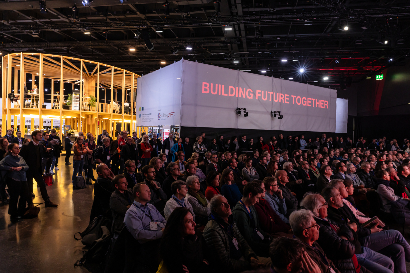 Swissbau Focus, Im Swissbau Focus standen die Wissensvermittlung und der interdisziplinäre Dialog im Mittelpunkt. © Copyright MCH Group| Digitale Medienmappe «Kollaborations-Plattformen für Innovation und Wissenstransfer der Swissbau 2024 erfolgreich umgesetzt», IEU Kommunikation AG