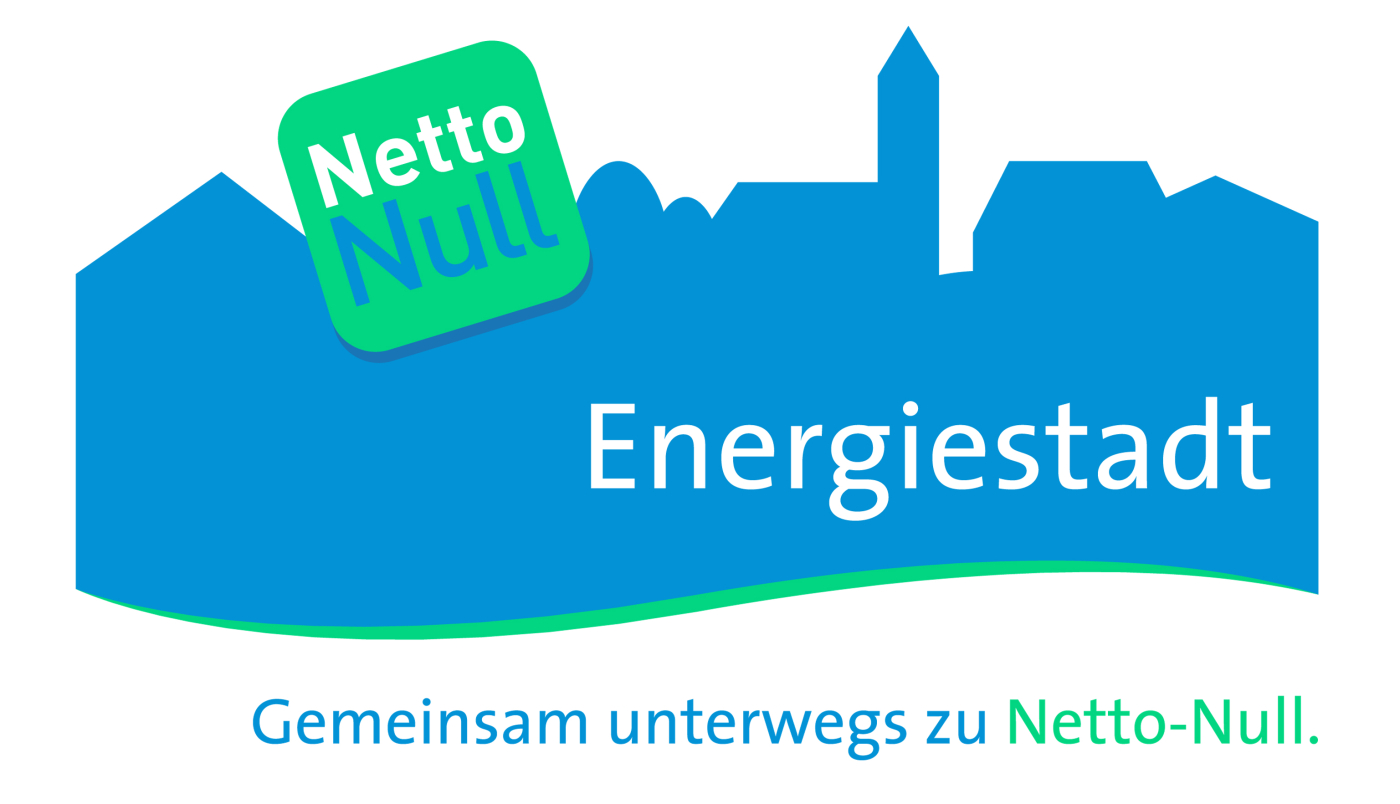 Medienbilder, Netto-Null-Logo von Energiestadt © Copyright Trägerverein Energiestadt| Digitale Medienmappe «Neuausrichtung von Energiestadt: Fokus auf Netto-Null-Ziel», Trägerverein Energiestadt