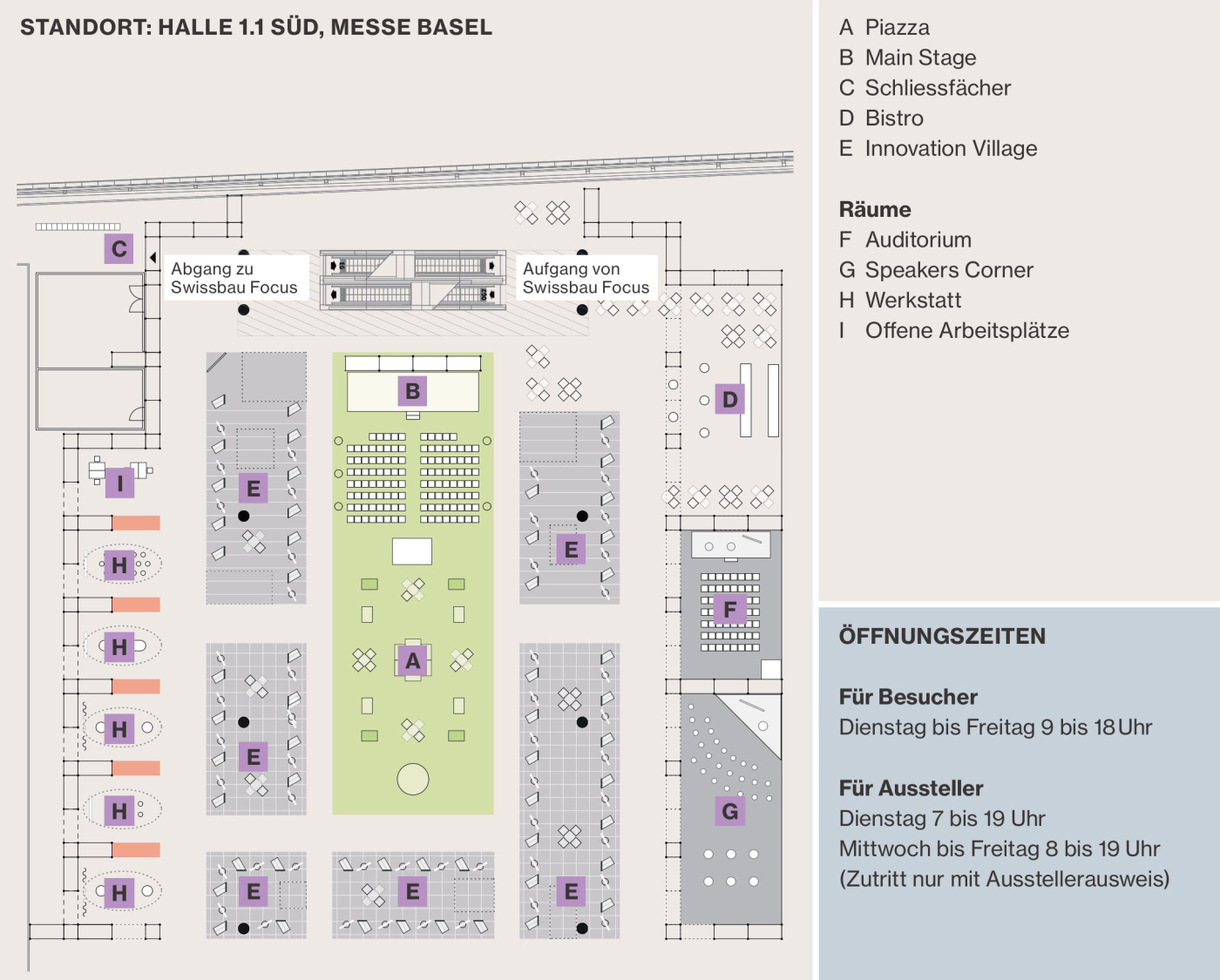 Swissbau Lab auf einen Blick,  © Copyright | Digitale Medienmappe «Swissbau Lab 2026: Alle Informationen zur Partnerschaft», Swissbau