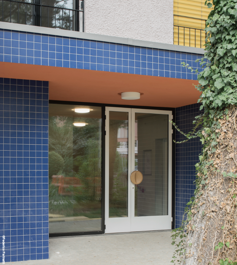 Pièce Urbaine C, Losanna © Copyright Federico Farinatti| Digitale Medienmappe «Prix suisse pour le crépi et la peinture 2026: distinction décernée à la culture architecturale, à la qualité des matériaux et à la collaboration entre les professionnels», SMGV