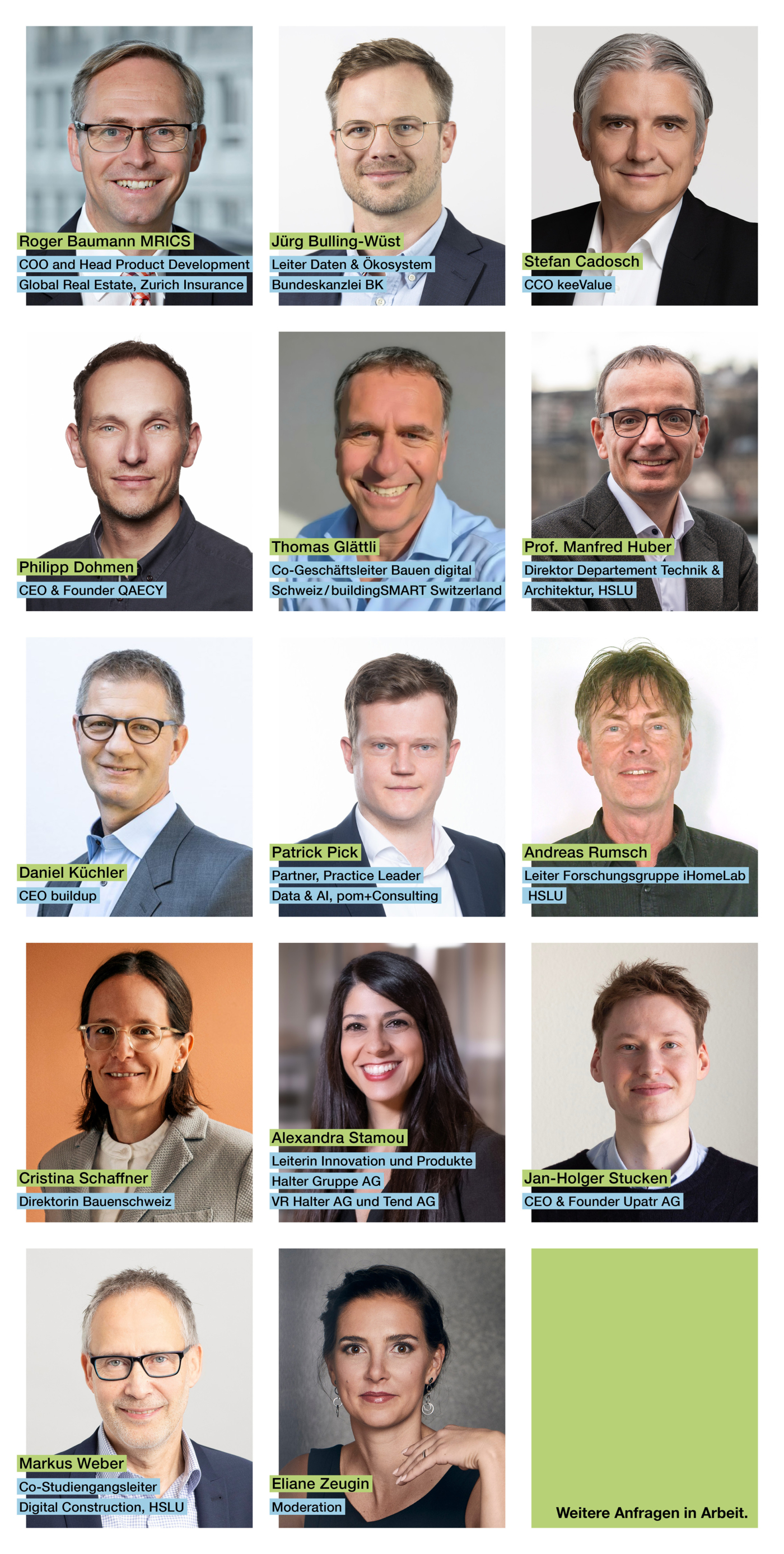 Referent:innen – wird laufend ergänzt,  © Copyright | Digitale Medienmappe «Future Building – what’s next? «Das Datenökosystem der Bau- und Immobilienwirtschaft»», Future Building