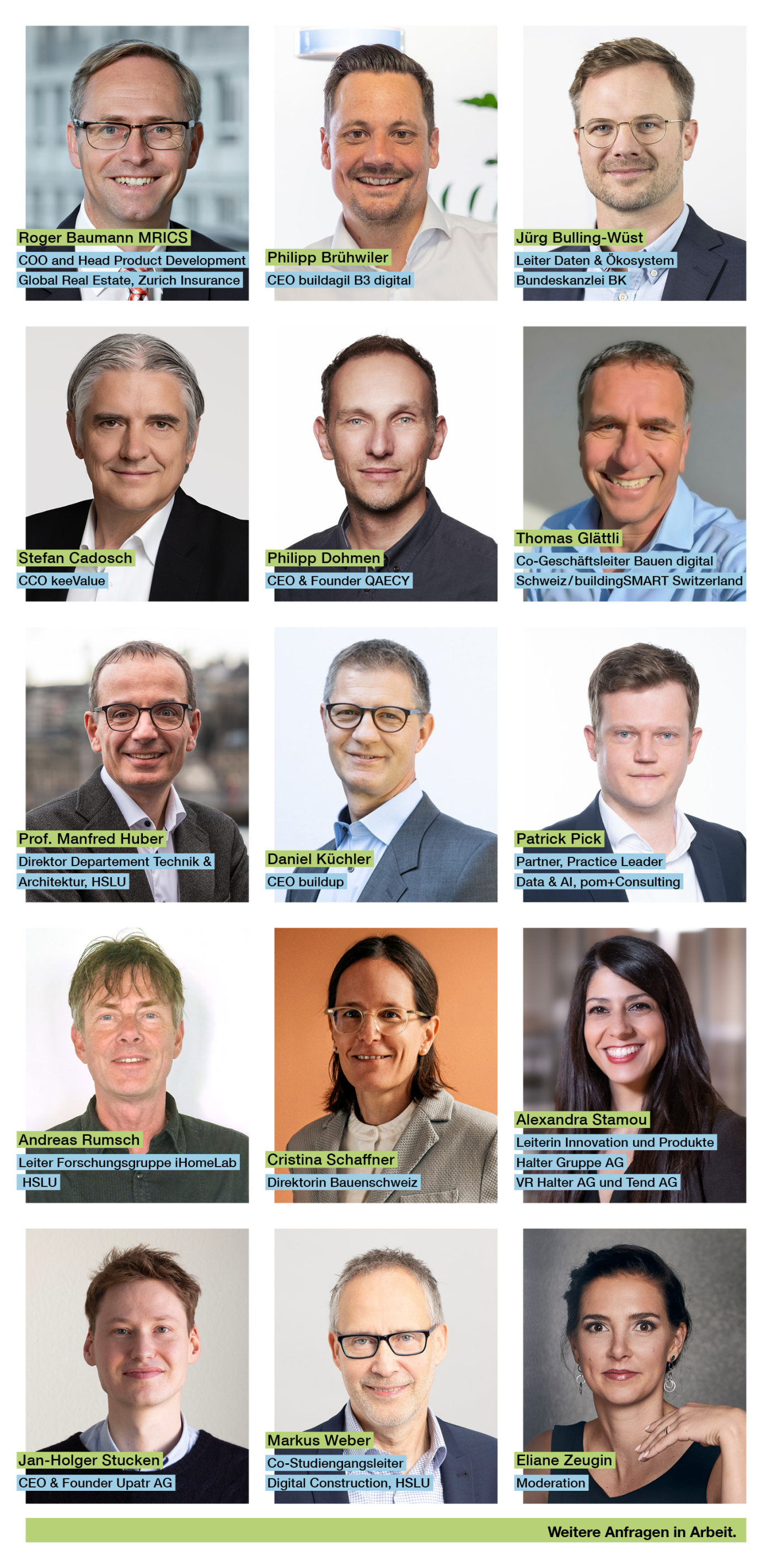 Referent:innen – wird laufend ergänzt,  © Copyright | Digitale Medienmappe «Future Building – what’s next? «Das Datenökosystem der Bau- und Immobilienwirtschaft»», Future Building